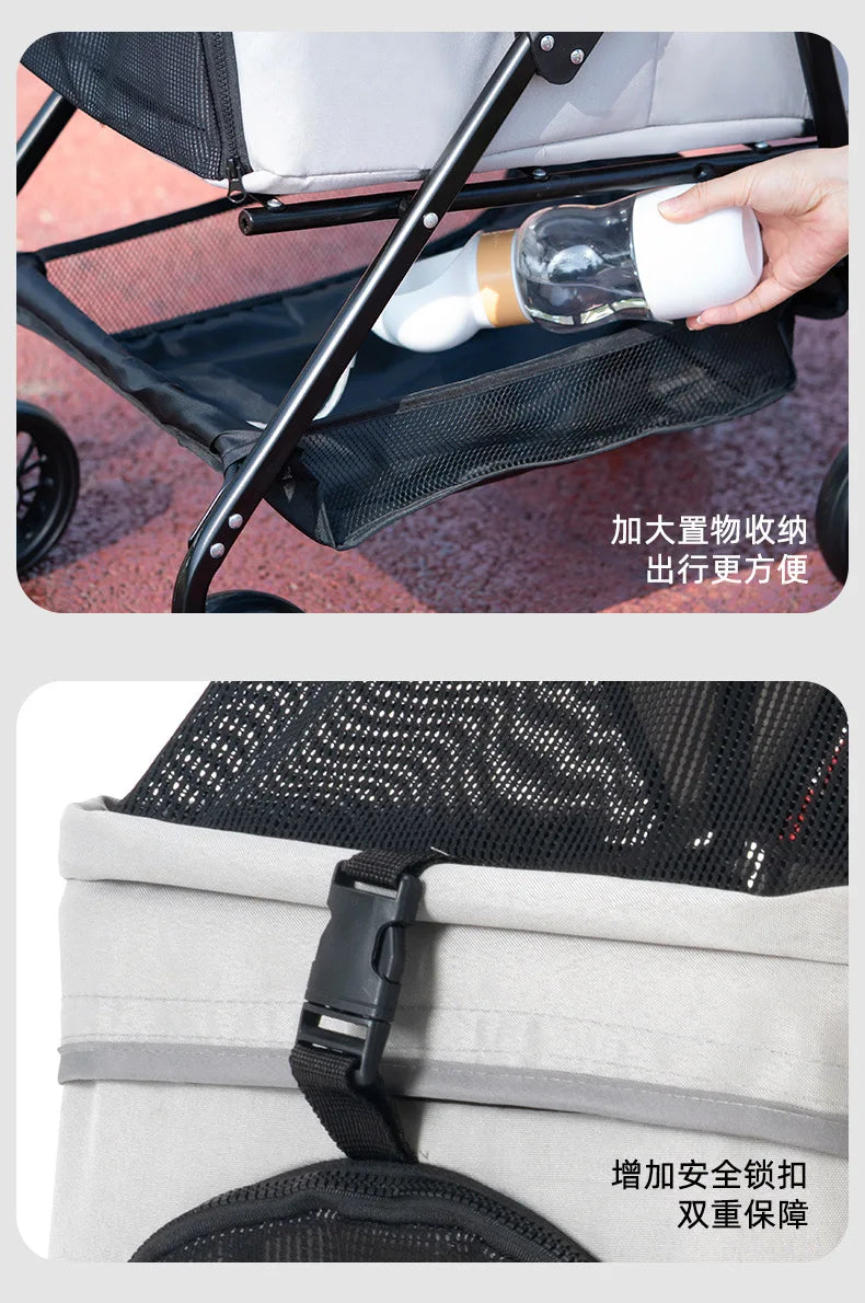 Kleiner handlicher  Hundewagen, die günstige Alternative