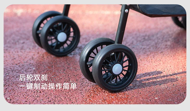 Kleiner handlicher  Hundewagen, die günstige Alternative