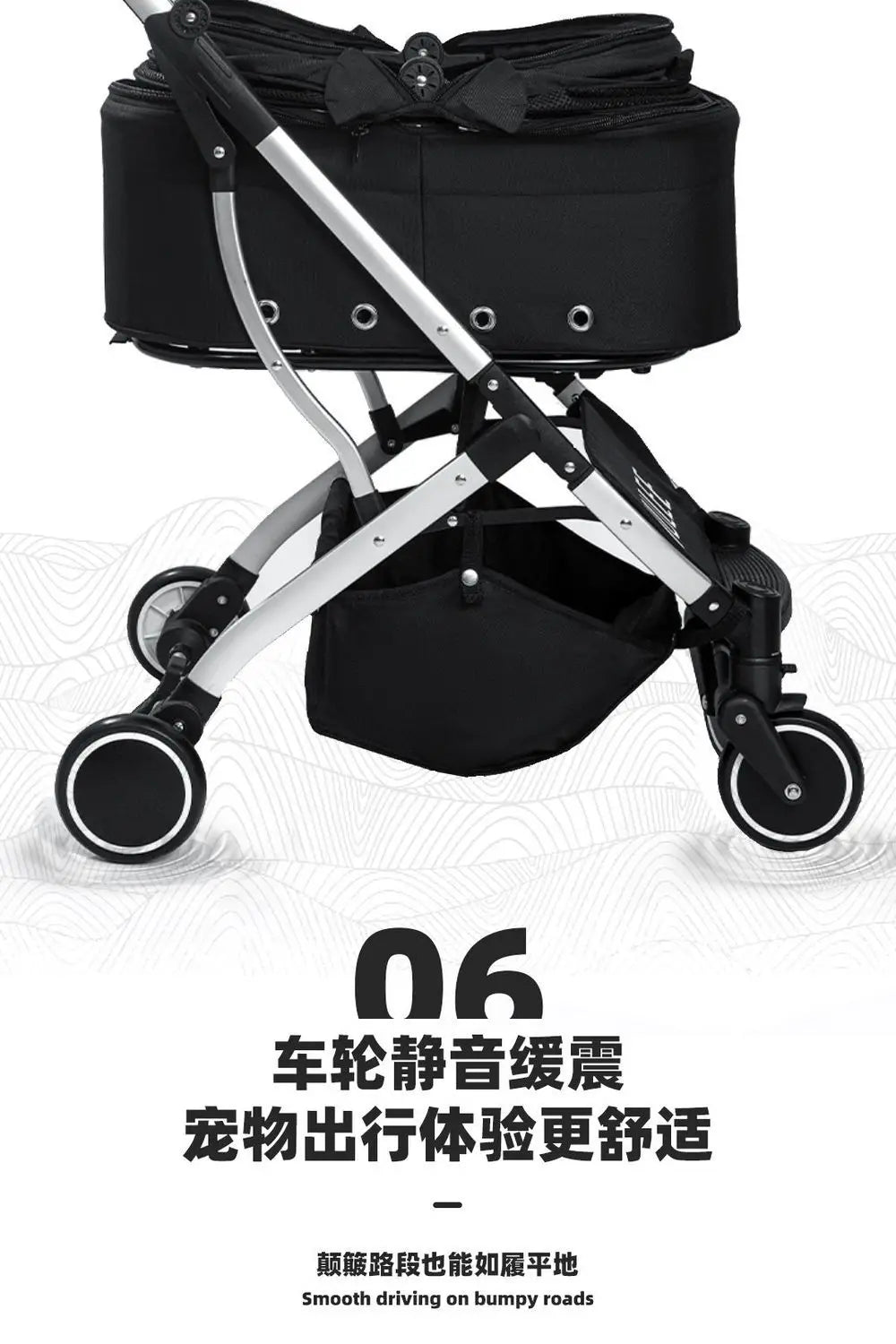 Hundewagen für kleine Hunde und Katzen