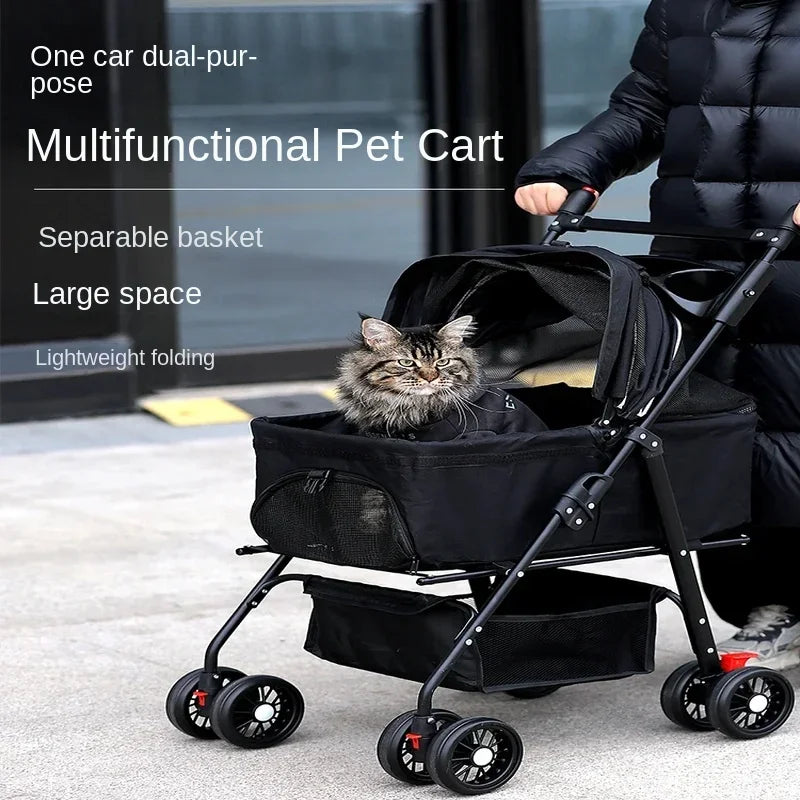 Praktischer Hundewagen für den täglichen Gebrauch