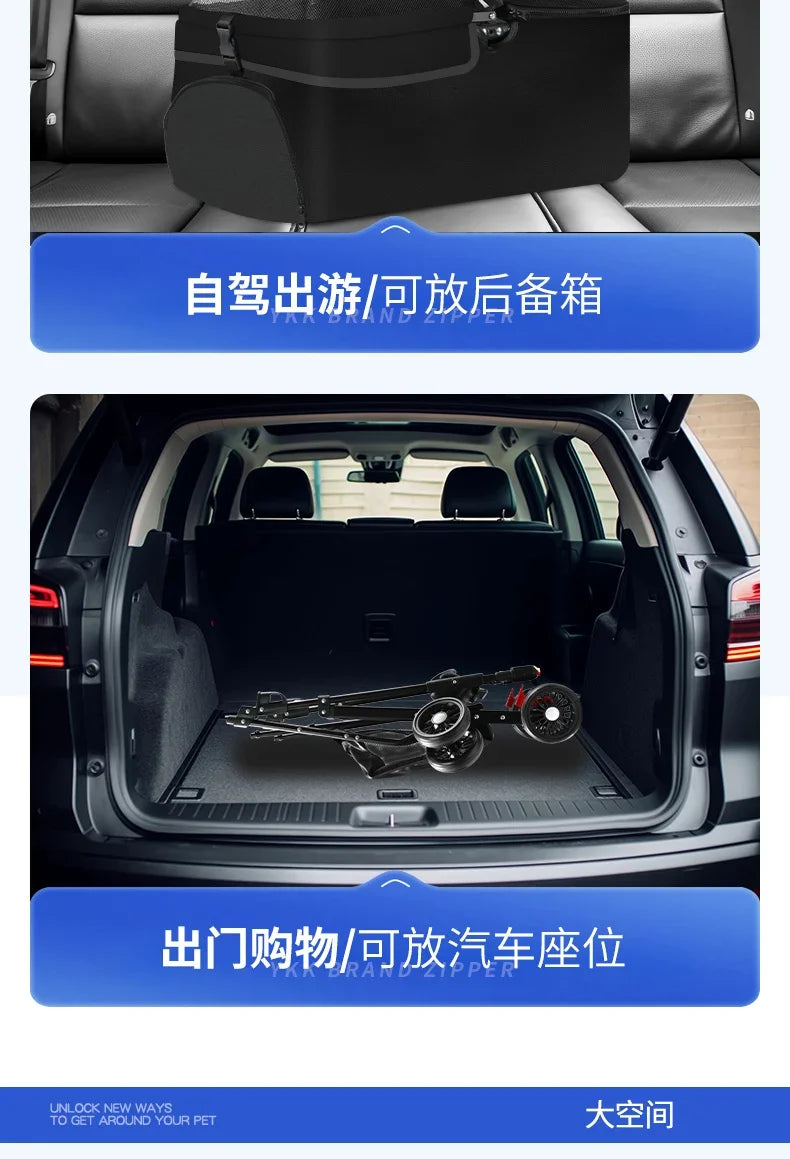 Praktischer Hundewagen für den täglichen Gebrauch