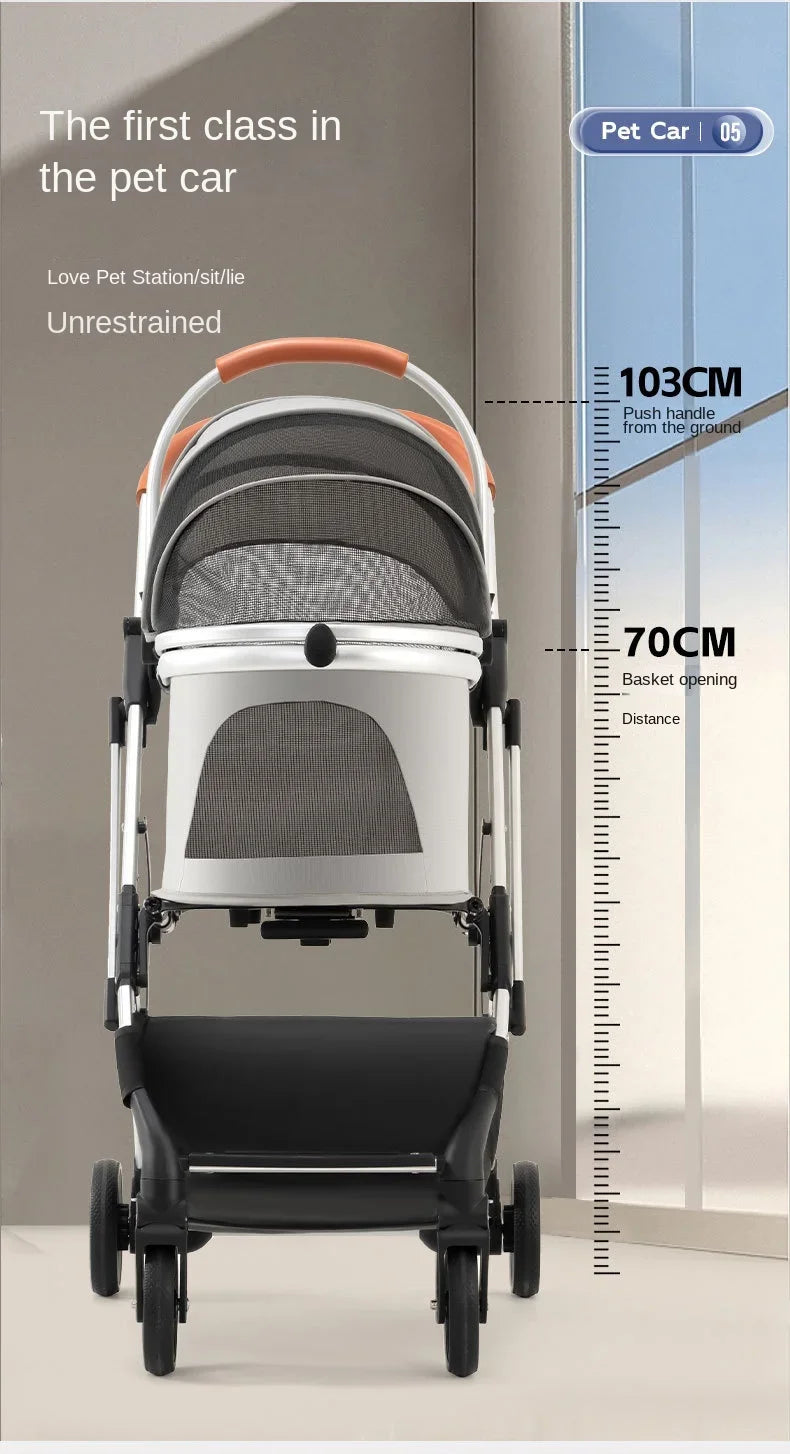 Vielseitig einsetzbarer Outdoor Hundewagen