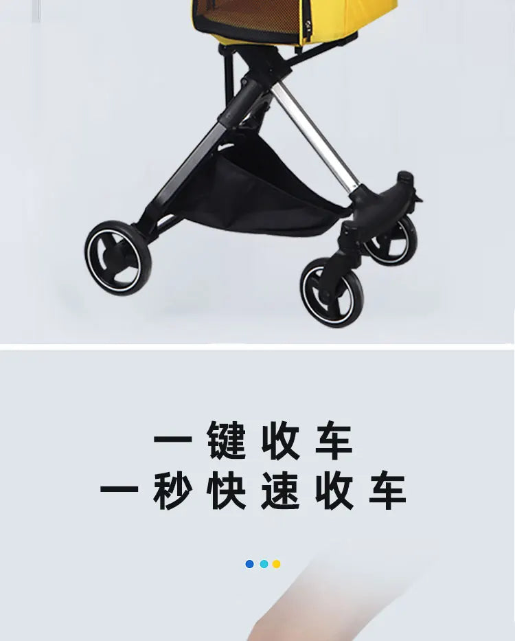 Außergewöhnlicher Hundewagen mit Abnehmbarem Aufsatz