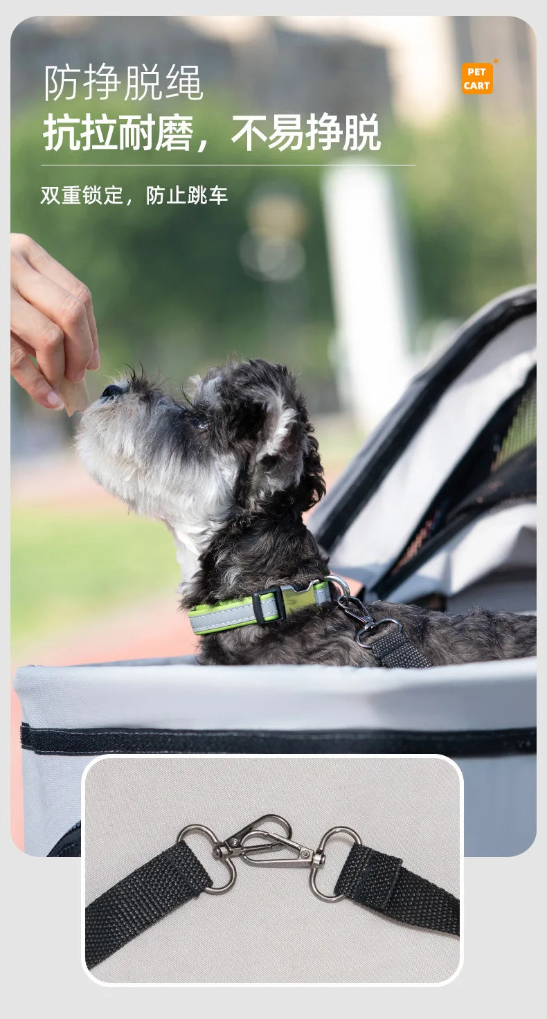 Kleiner handlicher  Hundewagen, die günstige Alternative