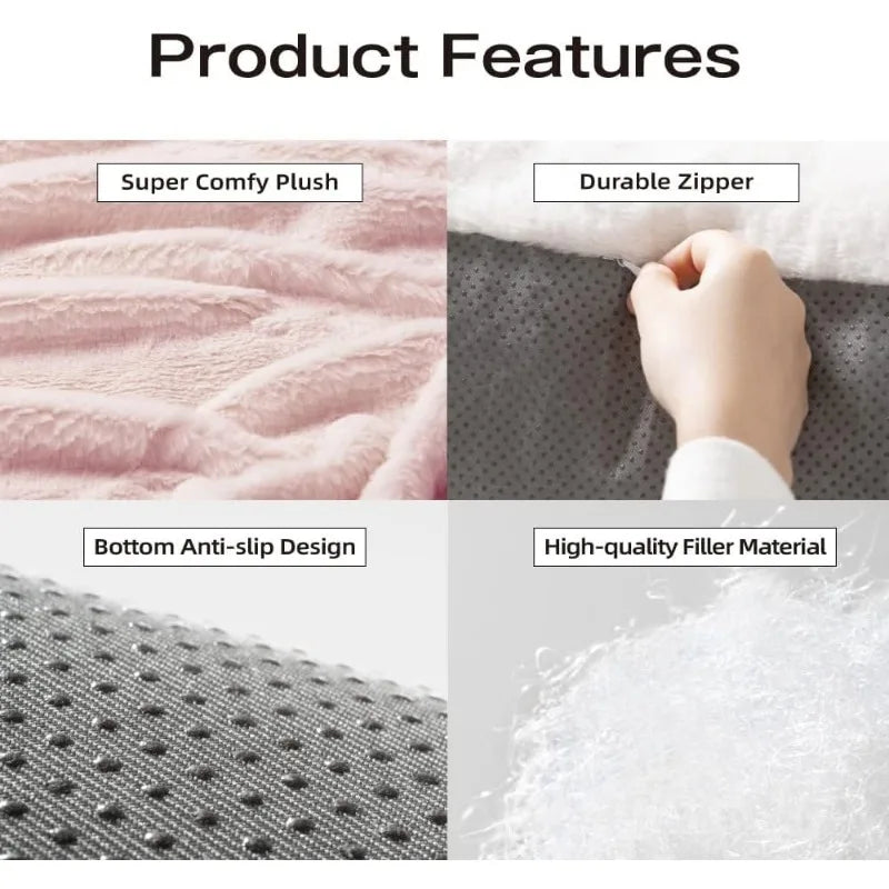 Waschbares Hundebett, auch als Kuschlige Variante Erhältlich