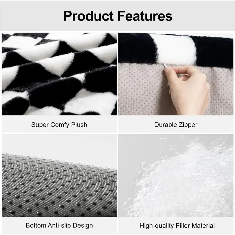 Waschbares Hundebett, auch als Kuschlige Variante Erhältlich