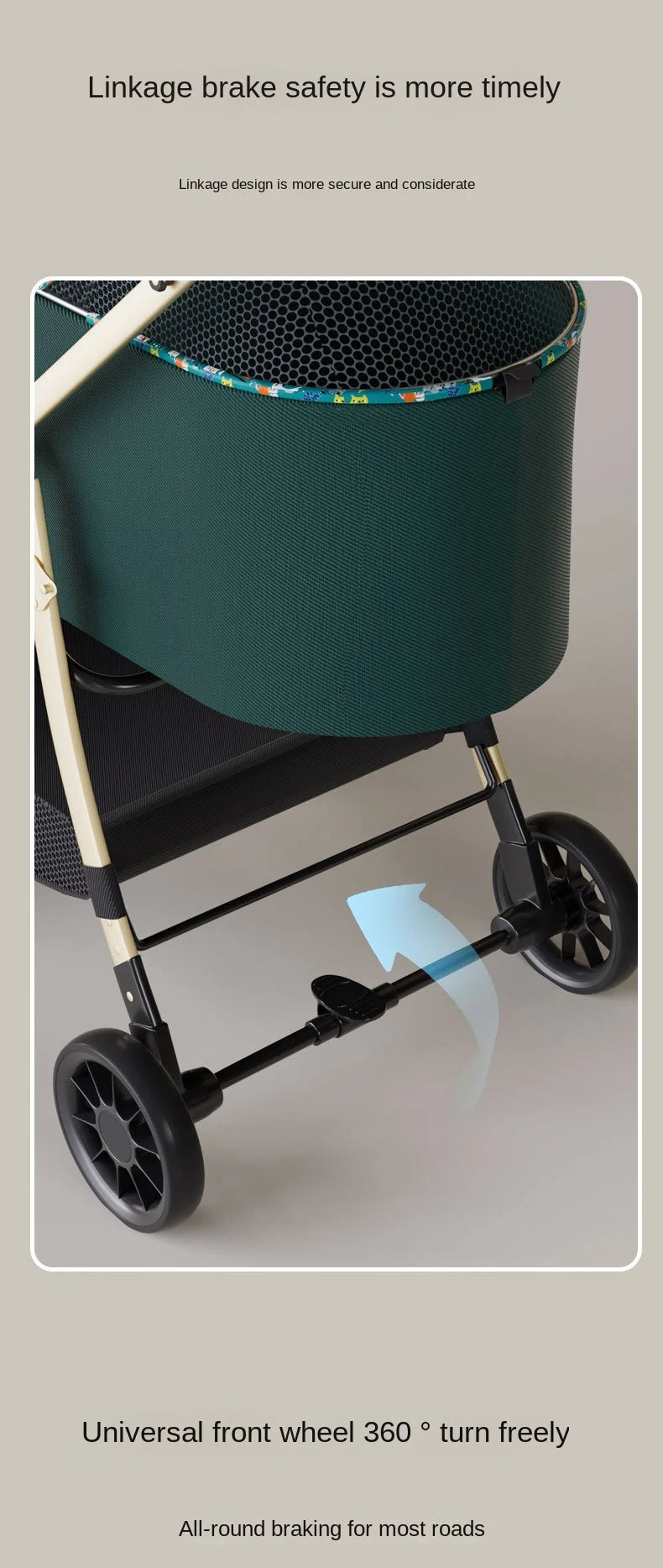 Ein Leichtgewicht unter den Hundewagen mit schönem Design und einfach  zu bedienen