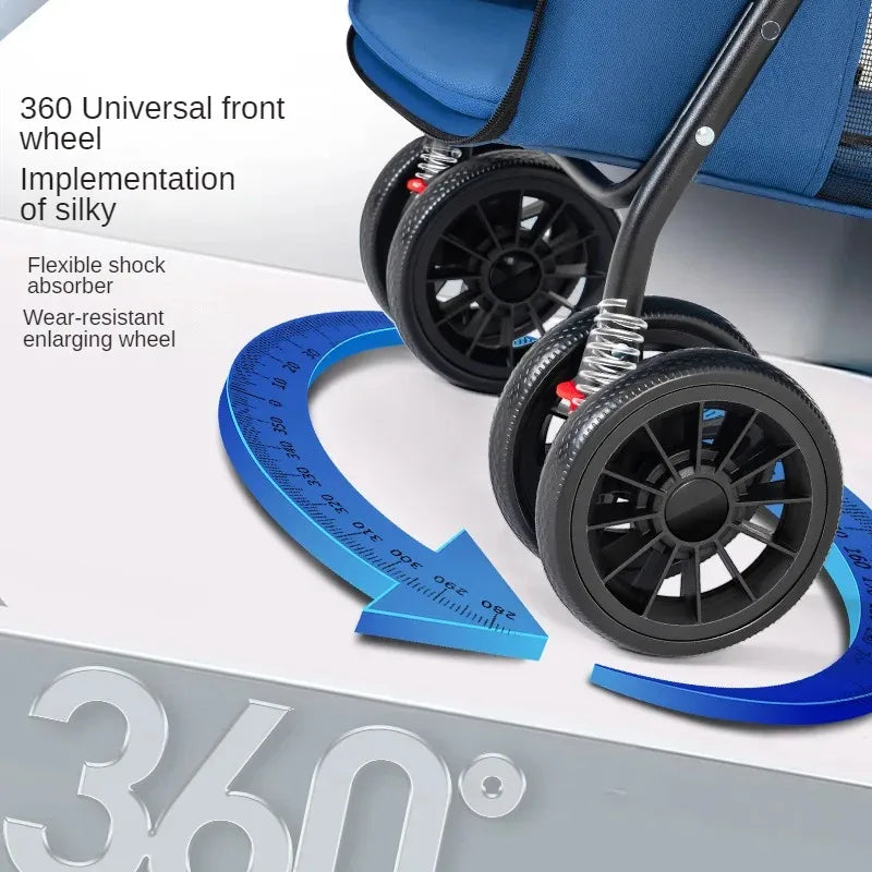 Mittelgroßer Hundewagen