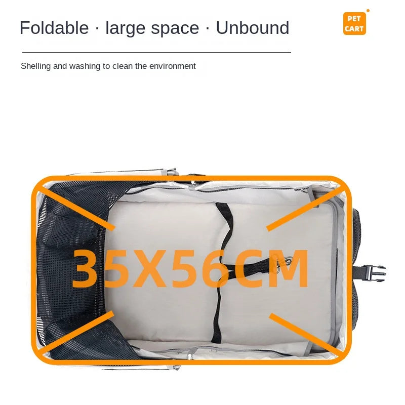 Kleiner handlicher  Hundewagen, die günstige Alternative