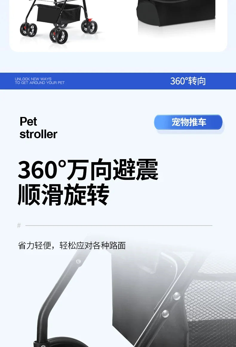 Praktischer Hundewagen für den täglichen Gebrauch