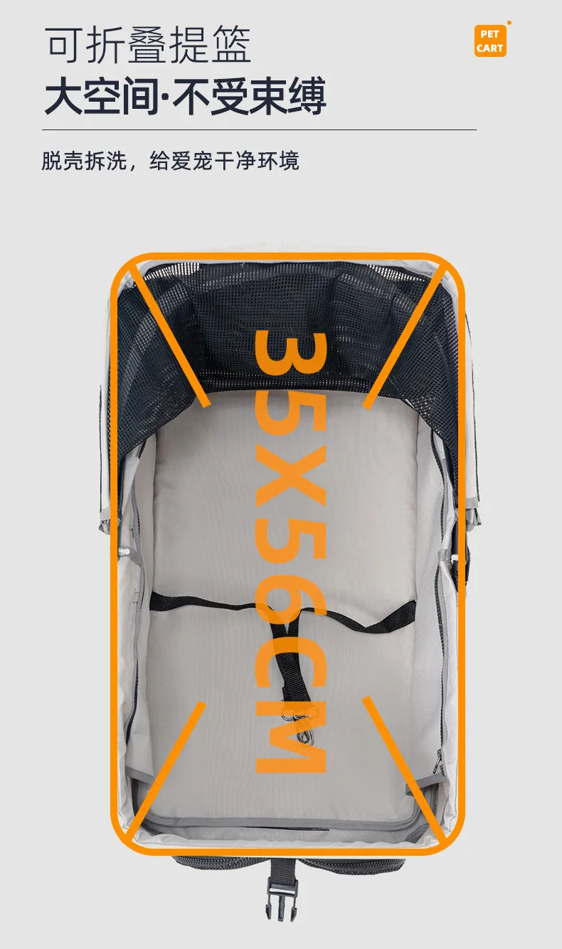 Kleiner handlicher  Hundewagen, die günstige Alternative