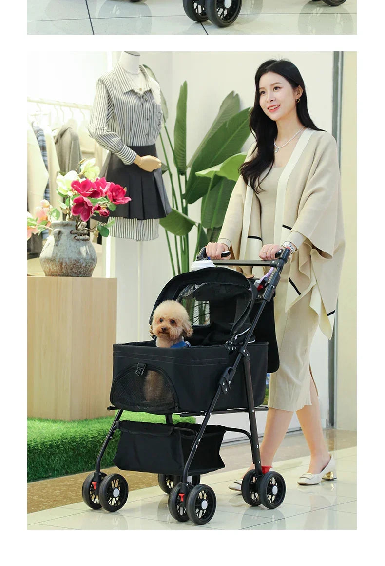 Praktischer Hundewagen für den täglichen Gebrauch