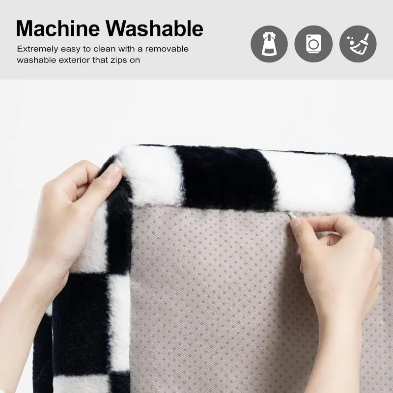 Waschbares Hundebett, auch als Kuschlige Variante Erhältlich