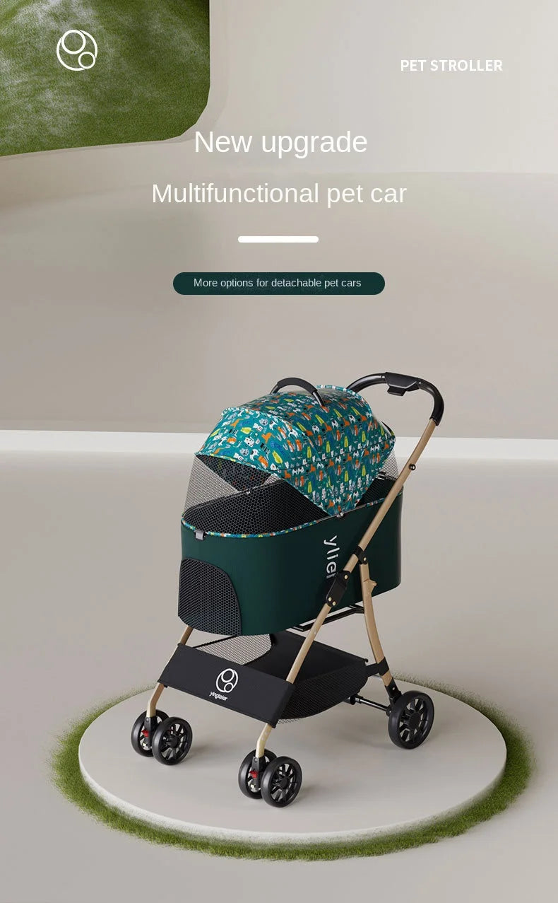 Ein Leichtgewicht unter den Hundewagen mit schönem Design und einfach  zu bedienen