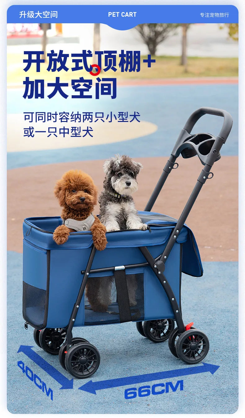 Mittelgroßer Hundewagen