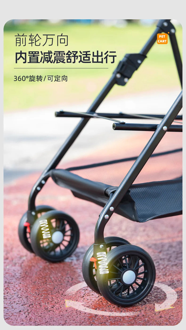 Kleiner handlicher  Hundewagen, die günstige Alternative