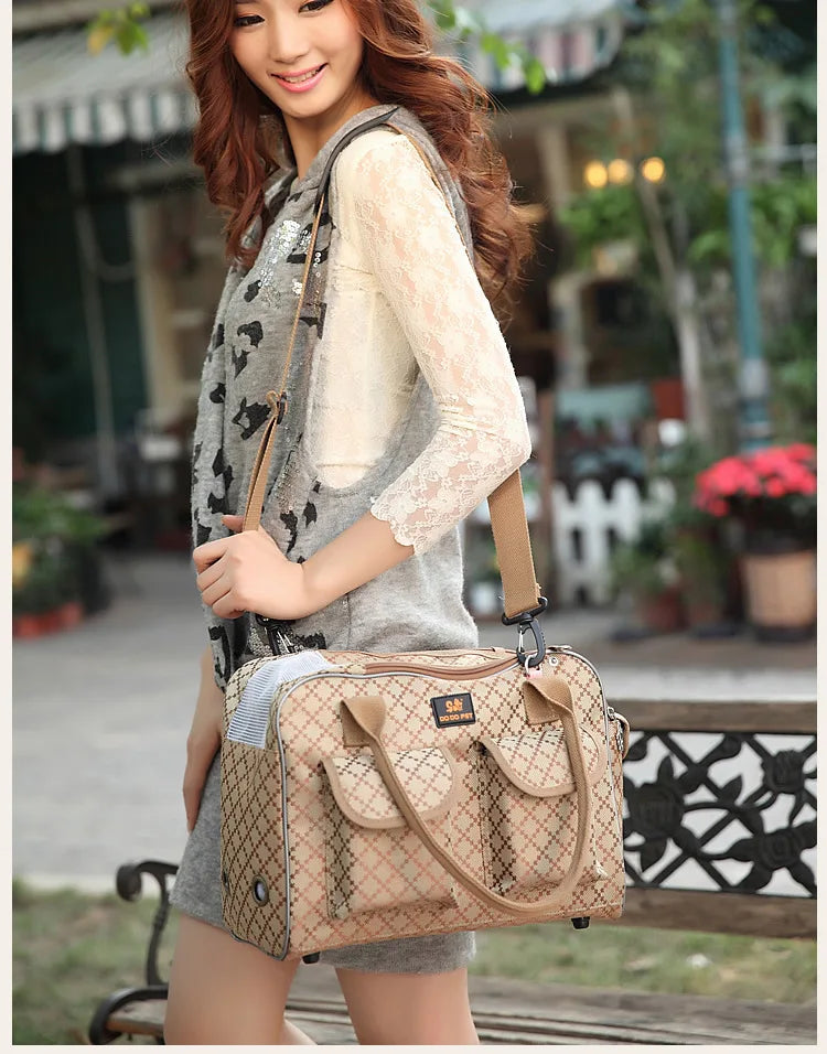 Wunderschöne klassische Hundetragetasche