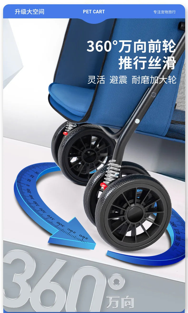 Mittelgroßer Hundewagen