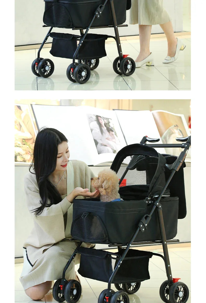 Praktischer Hundewagen für den täglichen Gebrauch