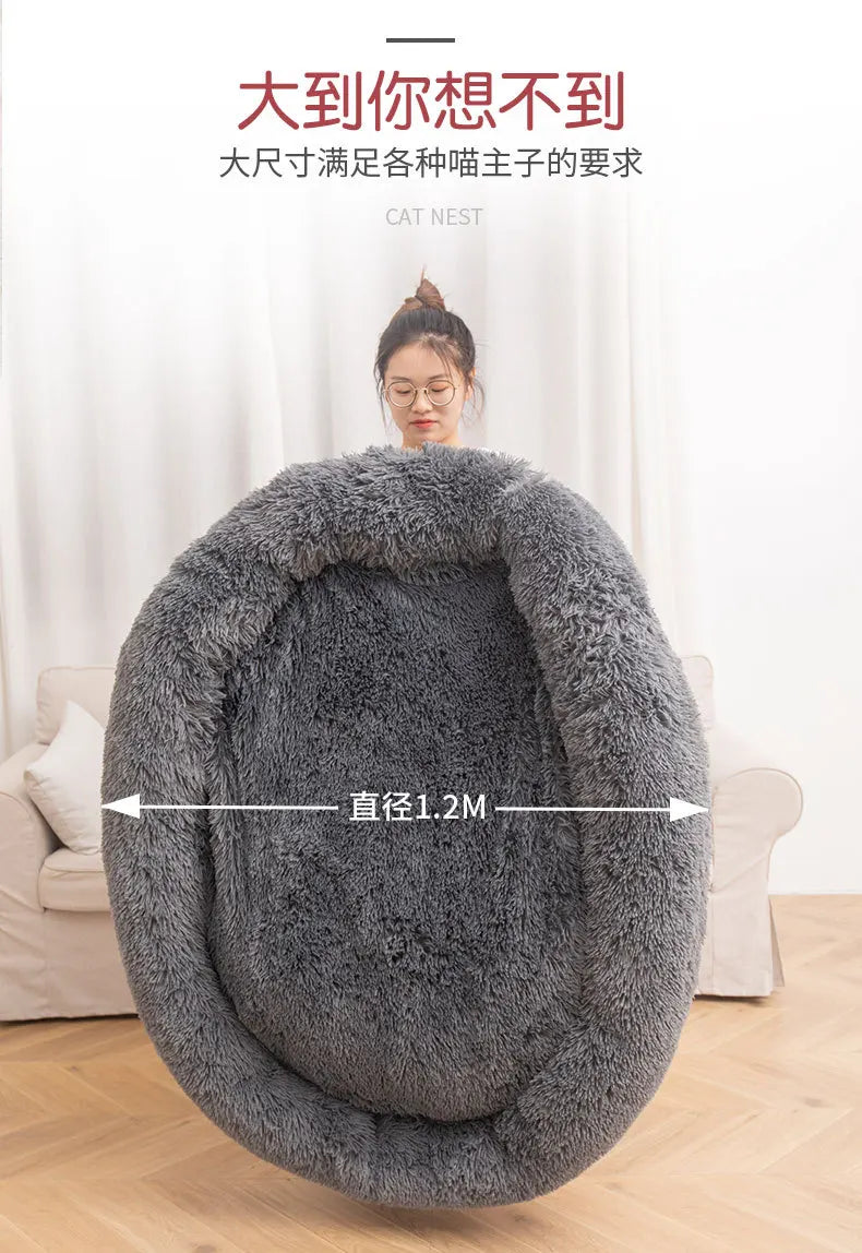 Hunde Kuschelkörbchen rund