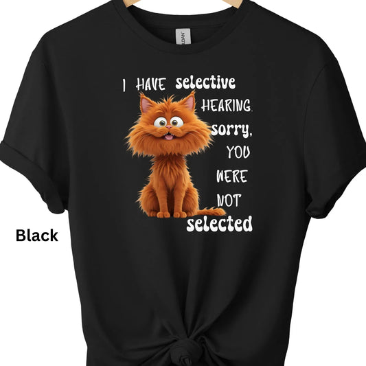 Funny Cat T shirt Graphic Print T shirt Unisex Novelty Tee  Soft Style Tee