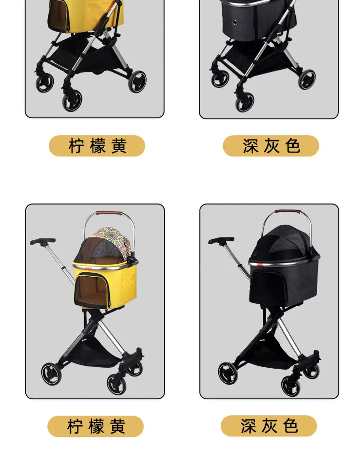 Außergewöhnlicher Hundewagen mit Abnehmbarem Aufsatz