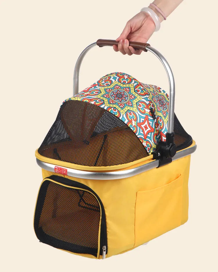 Außergewöhnlicher Hundewagen mit Abnehmbarem Aufsatz