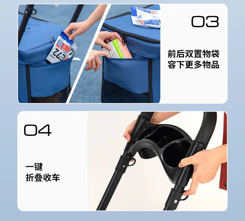 Mittelgroßer Hundewagen