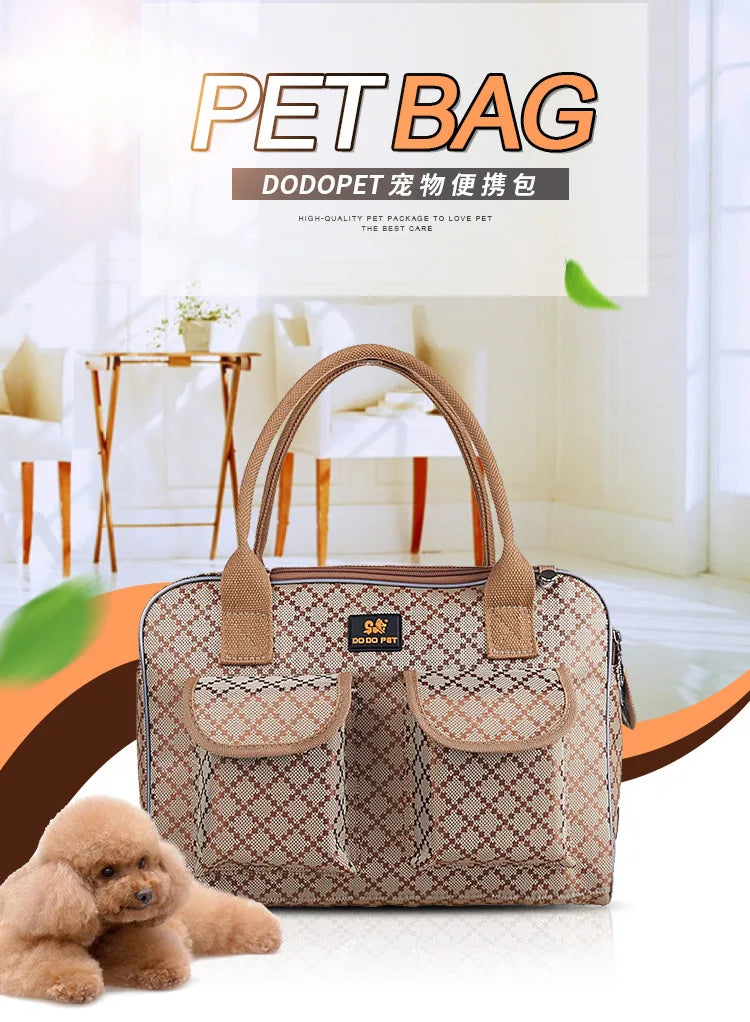 Wunderschöne klassische Hundetragetasche