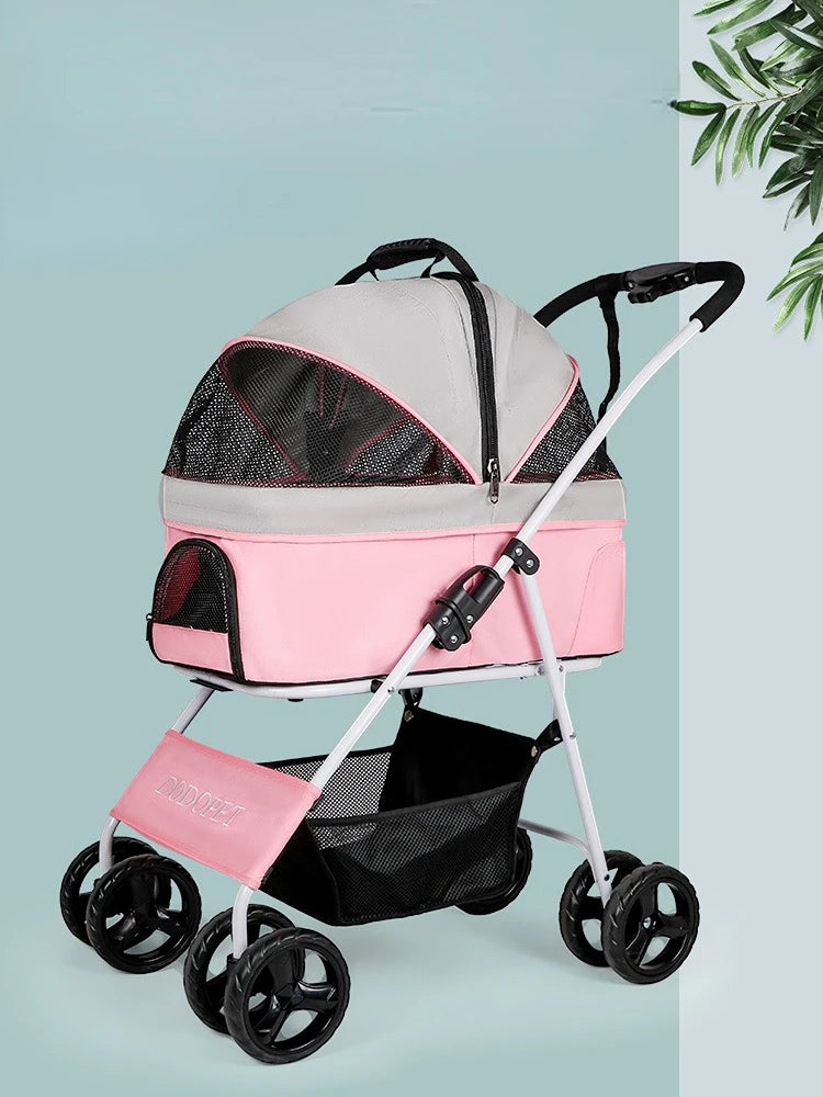 Leichtgewicht unter den Hundewagen mit abnehmbarem Aufsatz für das  Auto