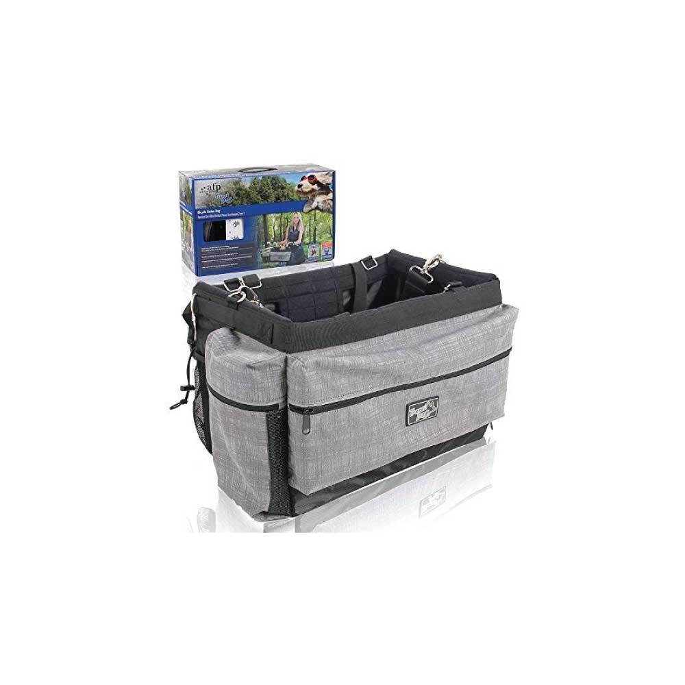 Small Dog Bicycle Mount Bag - Pet Travel Carrier Basket - Bike Riding Seat-3