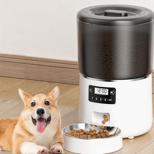 Automatic Cat Feeder With Timed And Quantitative Feeding-0