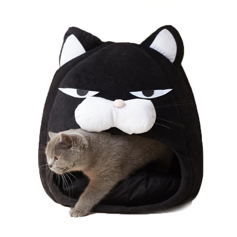 Cozy Haven Cat Bed: Plush Nest For Your Feline Friend-3