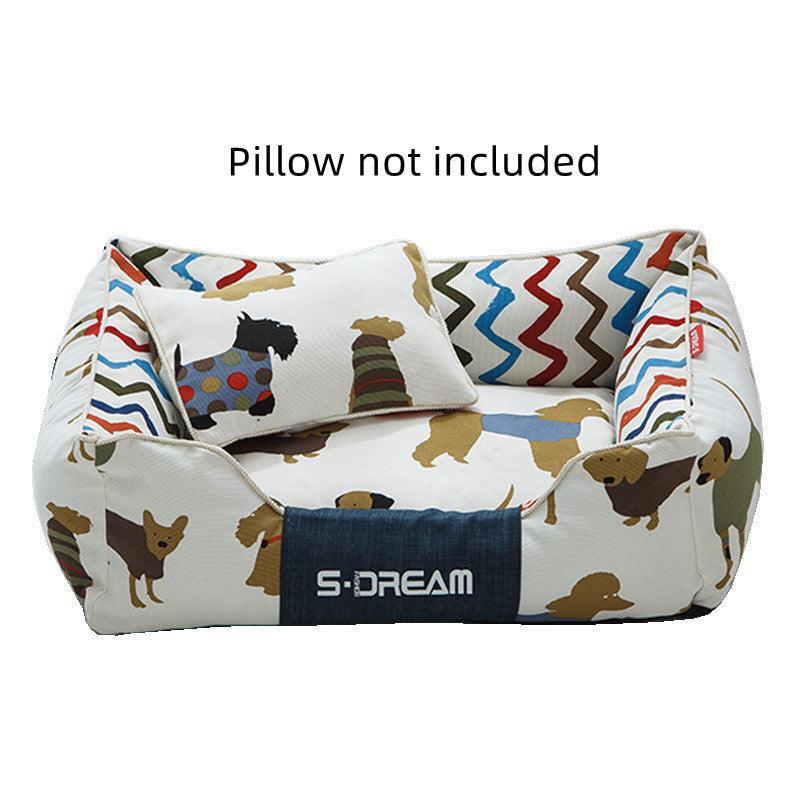 Cozy Haven: The Ultimate Removable And Washable Dog Cat Bed-5