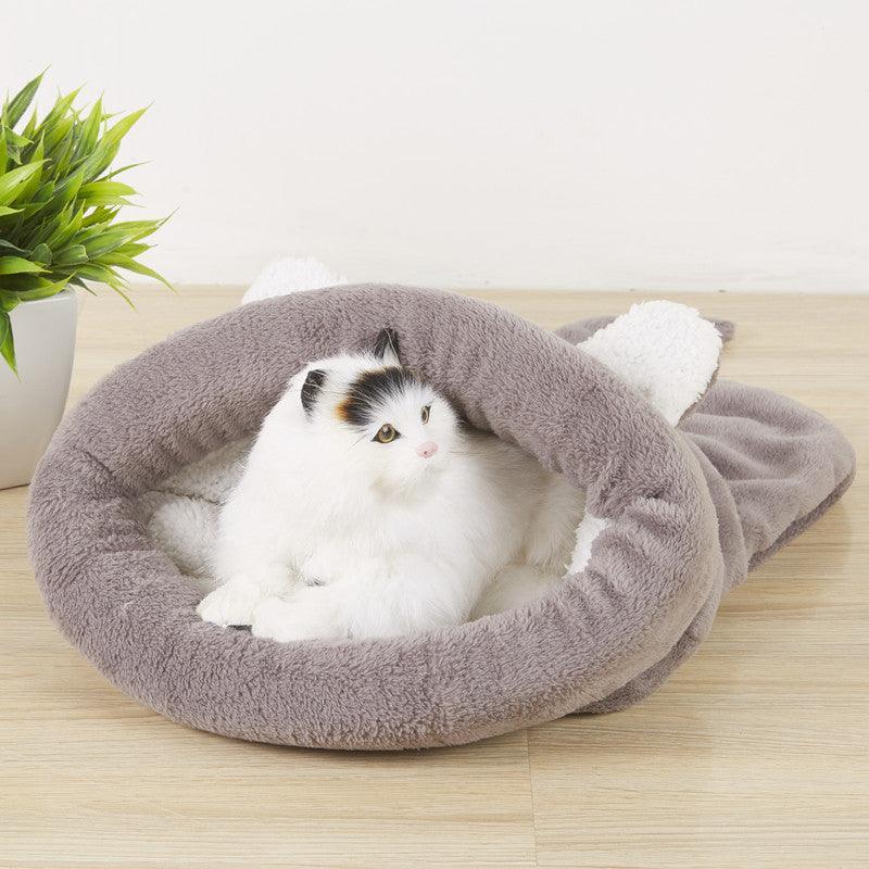 Cozy Paws Cat And Dog Mat - The Ultimate Sleeping Bag Nest For Your Furry Friends!-0