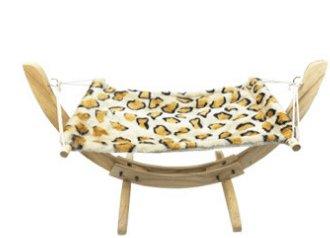 Cozy Paws Wooden Cat Hammock Bed - The Perfect Pet Haven!-2